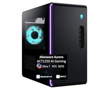 Alienware Aurora ACT1250 AI Gaming Desktop PC, GeForce RTX 5070 12GB GDDR7