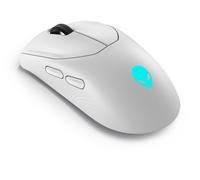 Alienware Tri-Mode AW720M Wireless Gaming Mouse, Optical Sensor, 8 Configurable Buttons, Fast-Charging, White