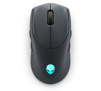 Alienware AW720M Tri-Mode Wireless Gaming Mouse - 2.4GHz Wireless, Bluetooth 5.1, 26,000 DPI, 8-Fully Programmable Buttons, Magnetic Snap Charging Adapter USB-A to USB-C Cable - Dark Side of The Moon