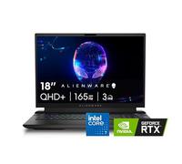 Alienware M18 Gaming Laptop - 18-inch QHD+ 165Hz 3ms Display, Intel Core i7-14700HX, 16GB DDR5 RAM, 1TB SSD, NVIDIA GeForce RTX 4070 8GB GDDR6, Windows 11 Home, Onsite Service - Dark Metallic Moon