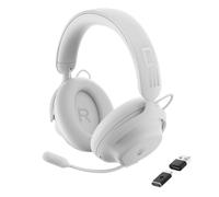 Alienware Pro Wireless Gaming Headset - Wired/Wireless, Bluetooth 5.3, 15 Minute Fast Charging, Audio Output 20 Hz, Battery Talk Time (ANC on) Up to 24 Hrs (Bluetooth), Lunar Light