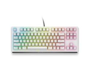 Alienware Tenkeyless Gaming Keyboard - AW420K - Lunar Light - Wired, Programmable, Cherry MX Red, USB, AlienFX RGB / 16.8 Million Colours
