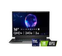 Alienware X16 R2 Gaming Laptop - 16 inch QHD+ 240Hz 3ms Screen, Intel Core Ultra 7-155H, 16GB LPDDR5X RAM, 1TB SSD, NVIDIA GeForce RTX 4070 8GB GDDR6, Windows 11 Home, Onsite Service - Lunar Silver