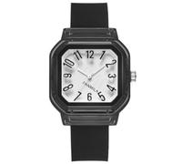 Alienwork Kids Children’s Watch Boys Girls Black Silicone Strap White Children's Kid Sport