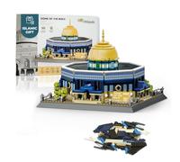 Alif and Friends Dome of The Rock Building Blocks Set - 900+ Pcs Islamic Toys for Kids - Aqsa Muslim Eid Gifts for Kids