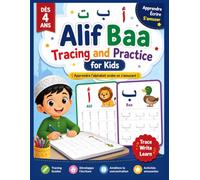 Alif Baa Tracing and Practice for Kids,Arabic Alphabet letters Practice Handwriting WorkBook for kids, Preschool: Learn Arabic Letters with Fun Tracing Activities, Writing Practice & Coloring Pages