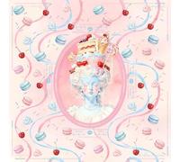 Alifelovin Mahjong Mat - American Mah jongg Mat 32x32 Inch Non-Slip Noise Reduction Mahjong Table Cover with Rules, Portable Gaming Mat for Poker, Tiles & Dominoes (The Queen's Confection)