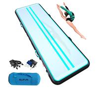 ALIFUN Inflatable Gymnastics Mat, Tumble Track, 2m 3m 4m 6m Length 10/20cm Thick Air Gymnastics Track For Kids Home Use Air Tumbling Mat for Training/Yoga/Water/dancing with Electric Air Pump