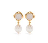 Alighieri The Moonlight Capture pearl earrings - Gold OS