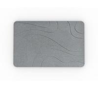 ALIGMA XL Diatomite Stone Bath Mat Quick Dry Absorbent Non Slip Anti Mold Anti Bacterial Durable Natural Material Hygienic Floor Mat for Bathroom Kitchen Shower Entryway - 45 * 75cm