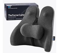 Align Labs Lumbar Support Pillow for Office Chair - Adjustable Memory Foam Back Cushion with Two Straps, Removable Cover - Supports Posture & Back Pain Relief- Fits Office, Car, Home