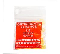 Aligner King Orthodontic Elastics 1/4 Inch Heavy Intraoral Elastic Bands Latex Dental Rubber Bands Made in USA