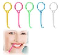Aligner Removal Tool,10 Pieces Retainer Remover Tool, Clear Aligner Removal Tool, Removal Tool Kits for Oral Care Tooth Cleaning (Yellow, Rose Red, White, Blue, Green)