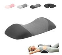 Alignex Pro Sciatica Pillow, Ergonomic Lumbar Back Waist Support Pillow for Lower Pain Relief, Premium Memory Foam Back Support Cushion for Side, Back & Stomach Sleepers (#A)
