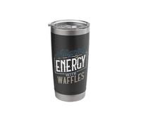 Aligning My Energy with Waffles Stainless Steel Insulated Tumbler