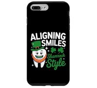 Aligning Smiles Shamrock Style - Dentist St Patricks Day Case for iPhone 7 Plus/8 Plus