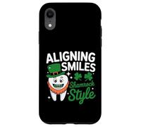 Aligning Smiles Shamrock Style - Dentist St Patricks Day Case for iPhone XR