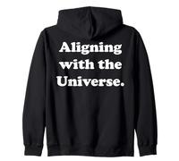 Aligning With The Universe Connection Zip Hoodie