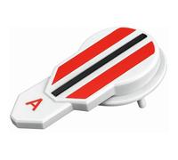 Alignment Ball Mark Golf Marker - Golf Accessories for Putting Aid - Golf Ball Alignment Marking Tool for Faster and More Accurate Golf Putting - Golf Ball Marker with 360° Rotation (Red)