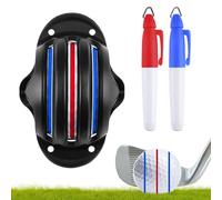 Alignment Ball Mark - Quick Drying Golf Line Marker, Fade Resistant Golf Ball Imprint Tool | Reversible Drawing Aid For Precise, Golfs Alignment Guide Marker For Training Practice Friends