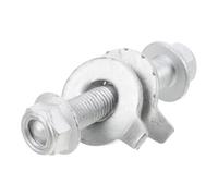Alignment Correction Bolt 15mm Camber Alloy for Vehicle Suspension Systems | Precision Adjustment, Easy Installation, Silver Finish, Helps Reduce Tyre Tread Wear across Different Car Brands