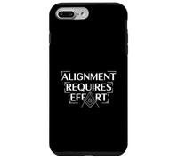 Alignment Requires Effort Freemason Quote Case for iPhone 7 Plus/8 Plus
