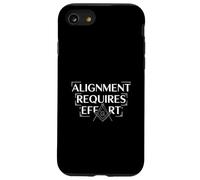 Alignment Requires Effort Freemason Quote Case for iPhone SE (2020) / 7/8