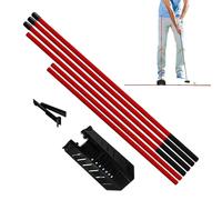 Alignment Stick | 7 Levels Adjustable Angle Portable Sports Supplies - Golf Training Aid - For Indoor Practice Field Home Garden Sports Club Leisure Competition