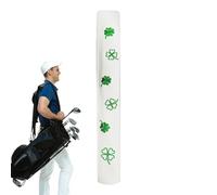Alignment Stick - Clover Pattern PU Leather Alignment Sticks Holder | Golf Club Protector for Men, Golf Training Stick