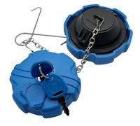 ALIGOPARTS 60mm Bayonet Locking AdBlue Tank Cap with 2 Keys - Compatible with/Replacement for Volvo, Renault, Iveco, DAF, Mercedes Trucks and Lorries