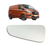 ALIGOPARTS Left Passenger Side Lower Wing Mirror Glass for Ford Transit Custom (2012-2023) - Direct Replacement for BK21-17C718-AB, 1766582 - Lower Blind Spot Mirror Glass