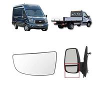 ALIGOPARTS LEFT Passenger Side Lower Wing Mirror Glass for Ford Transit MK8 2014+ with Blind Spot Detection - Replacement for Part Numbers 1855103, BK31-17C18-AA - Fits 2014-2025 Models (Left Lower)