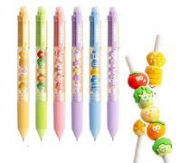 Alihoo Erasable Ballpoint Pen, Pack of 6 Erasable Pens, Rollerball Pen, Erasable Rollerball Pen, Erasable Gel Pen Set, 0.5 mm Blue