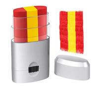 ALIIP 3-in-1 Spain Flag Face Body Paint Stick for Sports Party Festival | Smooth easy-glide formula, portable stick design, skin-friendly pigment, great for sports supporters, carnival