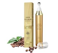 ALIIP Caffeine Under Eye Serum with Hyaluronic Acid & 360° Massage Ball | Blended nourishing beauty essence,fitted rotating massage applicator,Light texture for surrounding eye maintenance routine