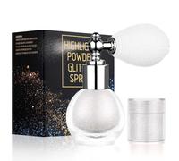 ALIIP Glitter Spray - Shiny Body & Face Highlighter,Long-Lasting Sparkle & Non-Sticky, Shimmer Sparkle for Hair, Clothing, Nail Art,Vegan & Lightweight,Silver