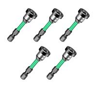 Aliisare 5Pcs PH2 Drywalls Screw Setter Positioning Screwdriver Bits for Plasterboard Locating Batch-Head for Woodwork
