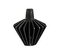 Aliisare Adjustable Papers Filter Shaping Tool Shaping Tool Range to 36°- 60° Adjustable Range Coffee Filter Pressing Assistant Tool Black