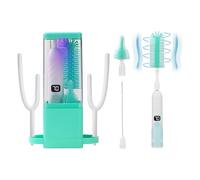 Aliisare Bottle Brush Cleaner, Automatic Baby Bottle Washer Washing Brush, Electric Cleaning Tool for Infant Feeding Bottles Blue