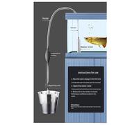 Aliisare Handheld Pool Vacuum with Valve Manual Handheld SpaVac with 2 Nozzle Adapters for Dirt Grass and Other Debris,Grey