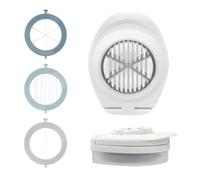 Aliisare Multifunctional Egg Slicer Egg Cutter Stainless Steel Blades with Storage Box for Egg Slicer Easy to Use A