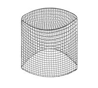 Aliisare Round Bale Hay Net 6x6 Ft, Reduces Hay Waste Hole Knotless Design for Horse, Cattle, Goat for Horses Heavy Duty Slow Feed Hay Net