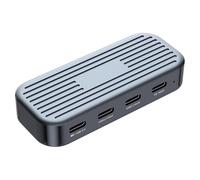 Aliisare USB3.2 Gen2 10Gbps USB-C Hub 4K/60Hz Video Output PD100W Power Delivery Splitter Adapter for Laptop