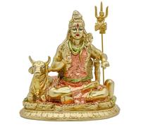 alikiki Indian God Shiva Idol Statue - Hindu God Lord Shiva Statue Indian Home Temple Mandir Pooja Item Puja Murti Decor Diwali Gifts Meditation Yoga Room Altar Shrine Decoration