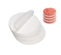 Alimat PluS 11.5cm Round Parchment Papers for Baking, 500 Pcs Burger Paper Sheets 4.5 Inches, Small Size White Greaseproof Paper for Air Fryer, Steamer, Buns, Cakes
