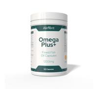 Aliment High Strength Omega-3 Fish Oil Capsules - 2400mg Fish Oil per Serving | 630mg EPA & 420mg DHA | Molecularly Distilled | Brain, Heart & Vision Support | 120 Softgels | Informed Sport Certified