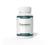 Aliment Turmeric Curcumin Capsules with BioPerine - High Strength 10000mg Equivalent - Black Pepper Extract for Absorption - Joint, Mobility & Daily Support - 60 Capsules