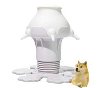 Alimentatore per cuccioli | Bottiglie in silicone per allattamento 300ml - Contenitore latte regolabile per cani, gatti, conigli, stazione di alimentazione con 5 tettarelle