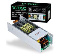 Alimentatore Slim 60W 24V 2.5A IP20 Per Strisce LED E Telecamere VTAC 3261