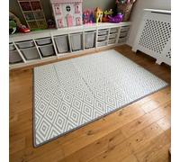 Alimos Baby Play Mat, Floor Foam Playmat for Babies, Foldable Matt For Tummy Time for Kids & Infants, Large Padded Waterproof Play Mat Baby for Crawling & Playing Wipeable 150x200x1cm